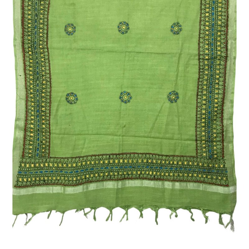 Handmade Madhubani Dupatta
